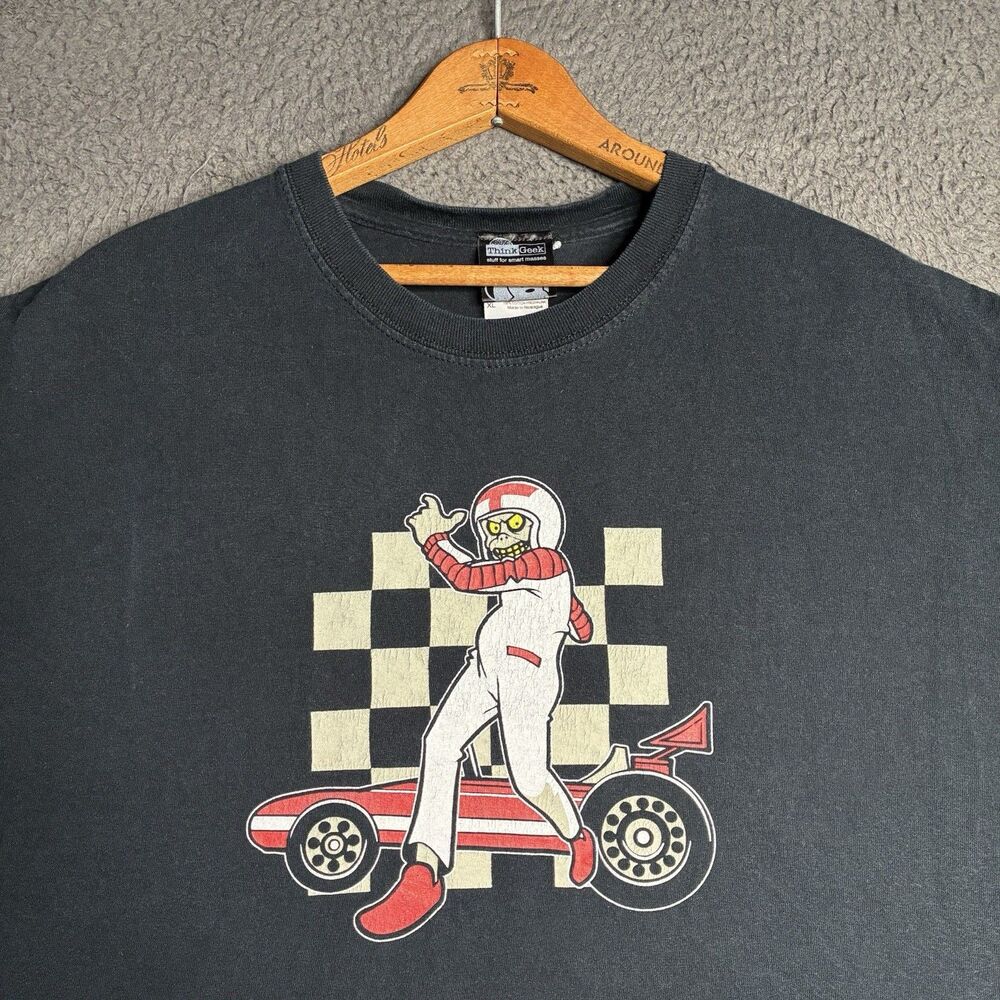 Vintage Turbo Time Wreck It Ralph T Shirt Mens XL Thinkgeek Y2K Video Game Promo